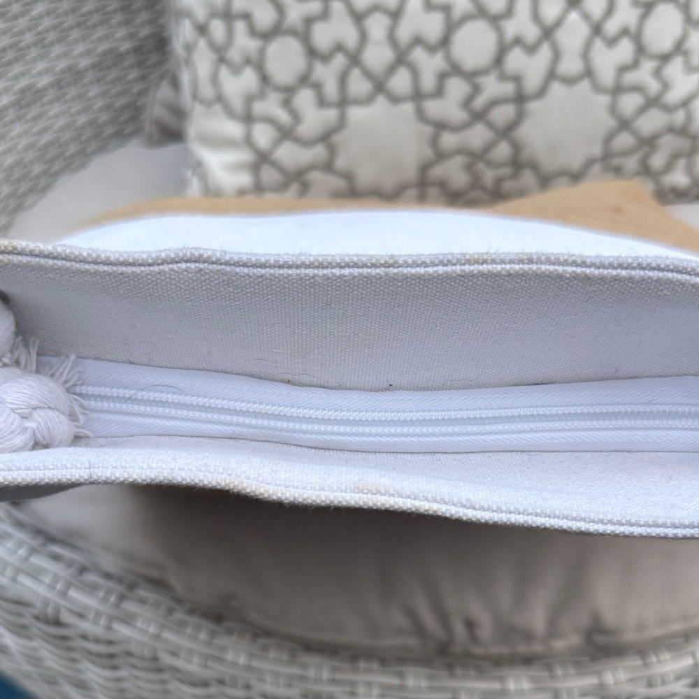 AVEDA White and Tan Tote Bag - Picture 12 of 16